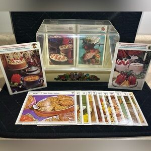 Vintage 1970’s McCall’s Great American Recipe Box & Cards